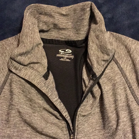 Grey and Black Running Sweatshirt - Picture 3 of 4